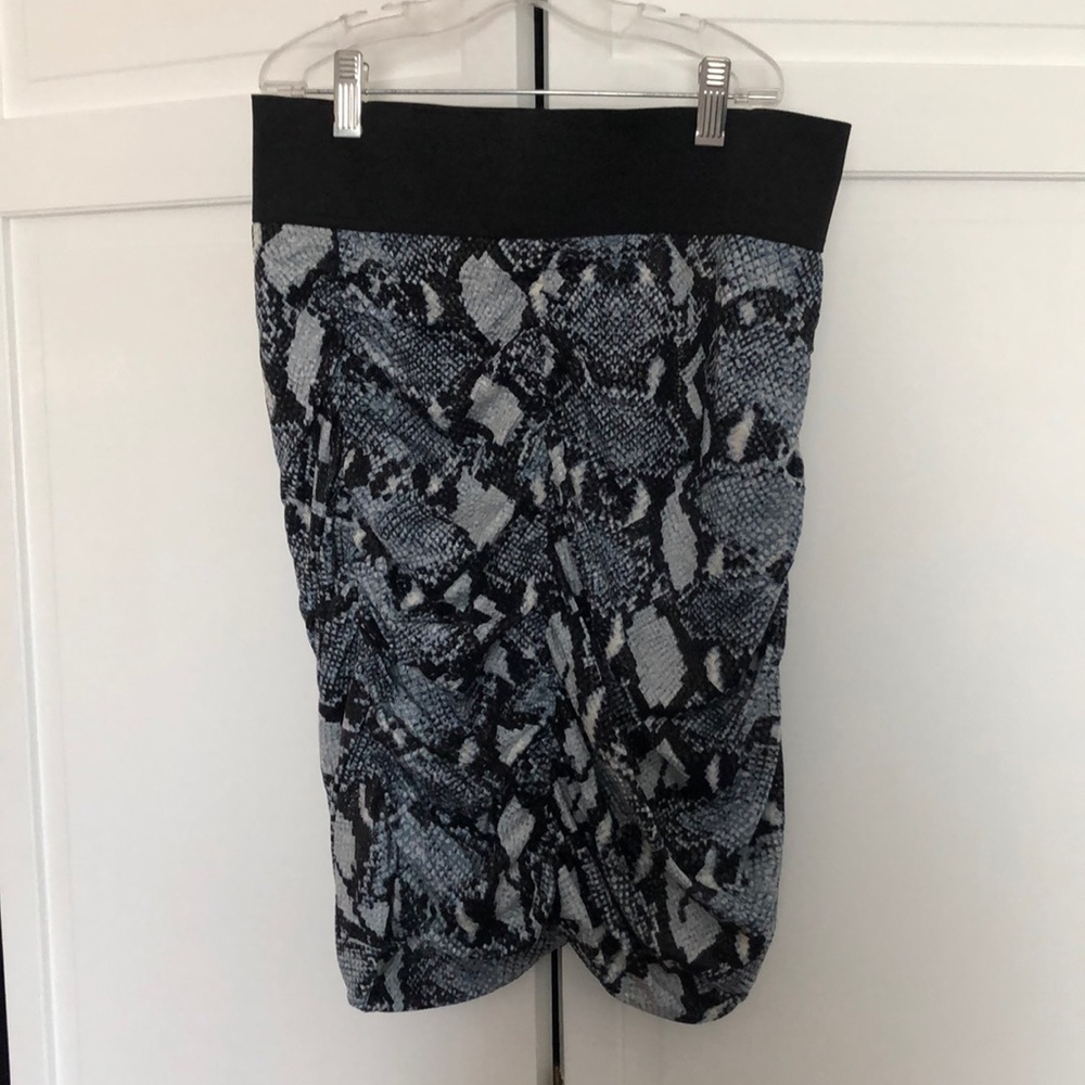 snakeskin skirt